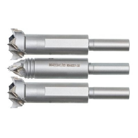 Cabineo set aggregato di foratura, HW (Widia), 3 pezzi (RL/LL/RL), Ø15mm, codolo Ø6/4.5mm, L 57.5