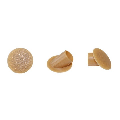 Copriforo Clamex 45°, 100 pezzi, RAL 1011 beige marrone, faggio