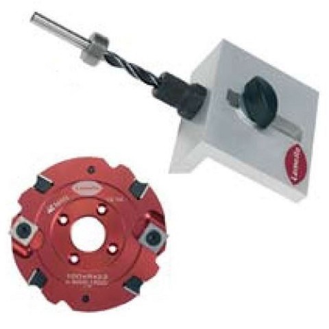 Set Clamex S-18, incl. dima di foratura, fresa coltelli a gettare